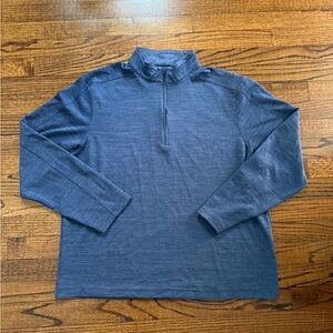 Greg Norman Collection Heathered Blue Pullover